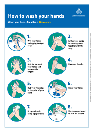 How to wash your hands